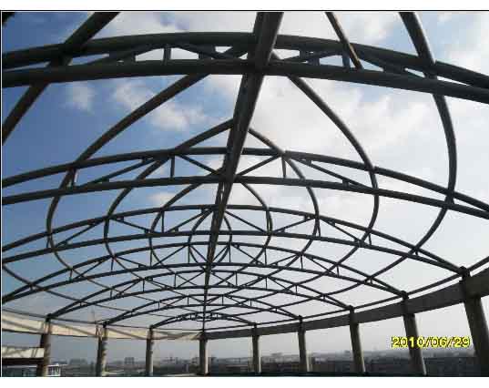 湘潭中煤朔州宾馆管桁架工程